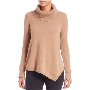 BCBGMAXAZRIA Waris Asymmetrical Wool Sweater